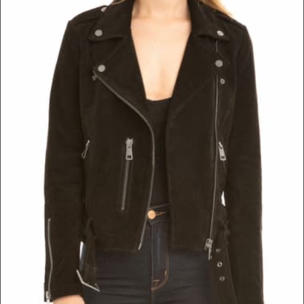 Black Suede Moro Jacket Bagatelle NYC